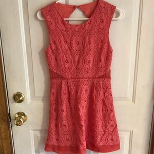 Kimchi Blue coral sleeveless pattern dress (4)